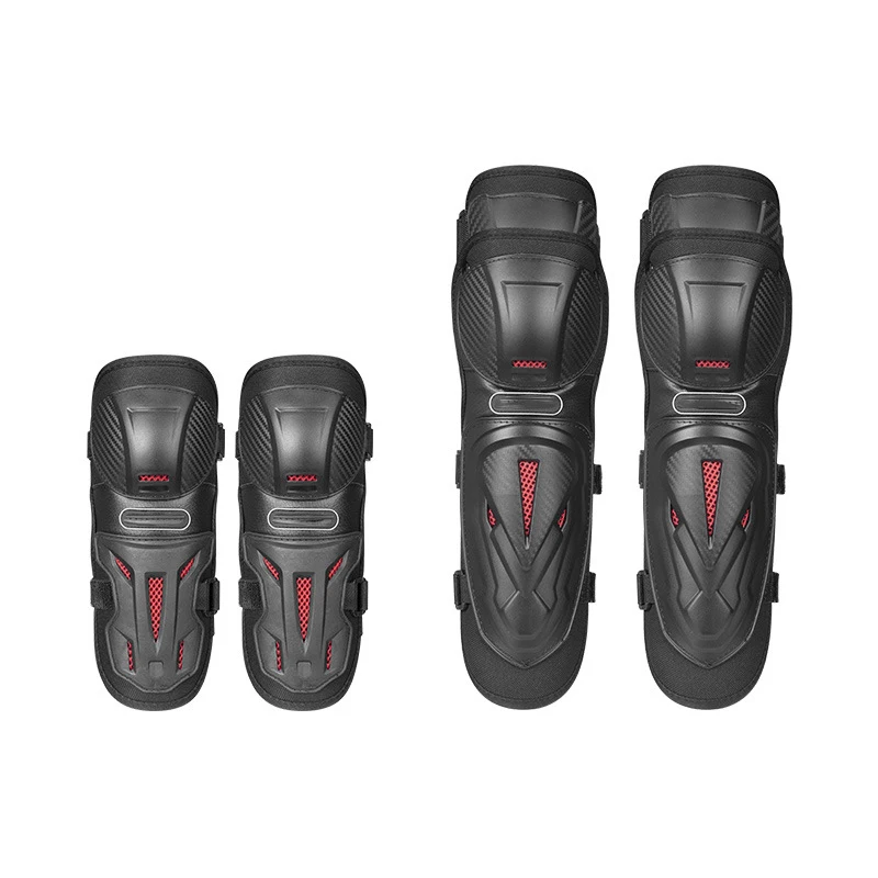 Мотоциклетные наколенники и налокотники комплект из четырех предметов теплые