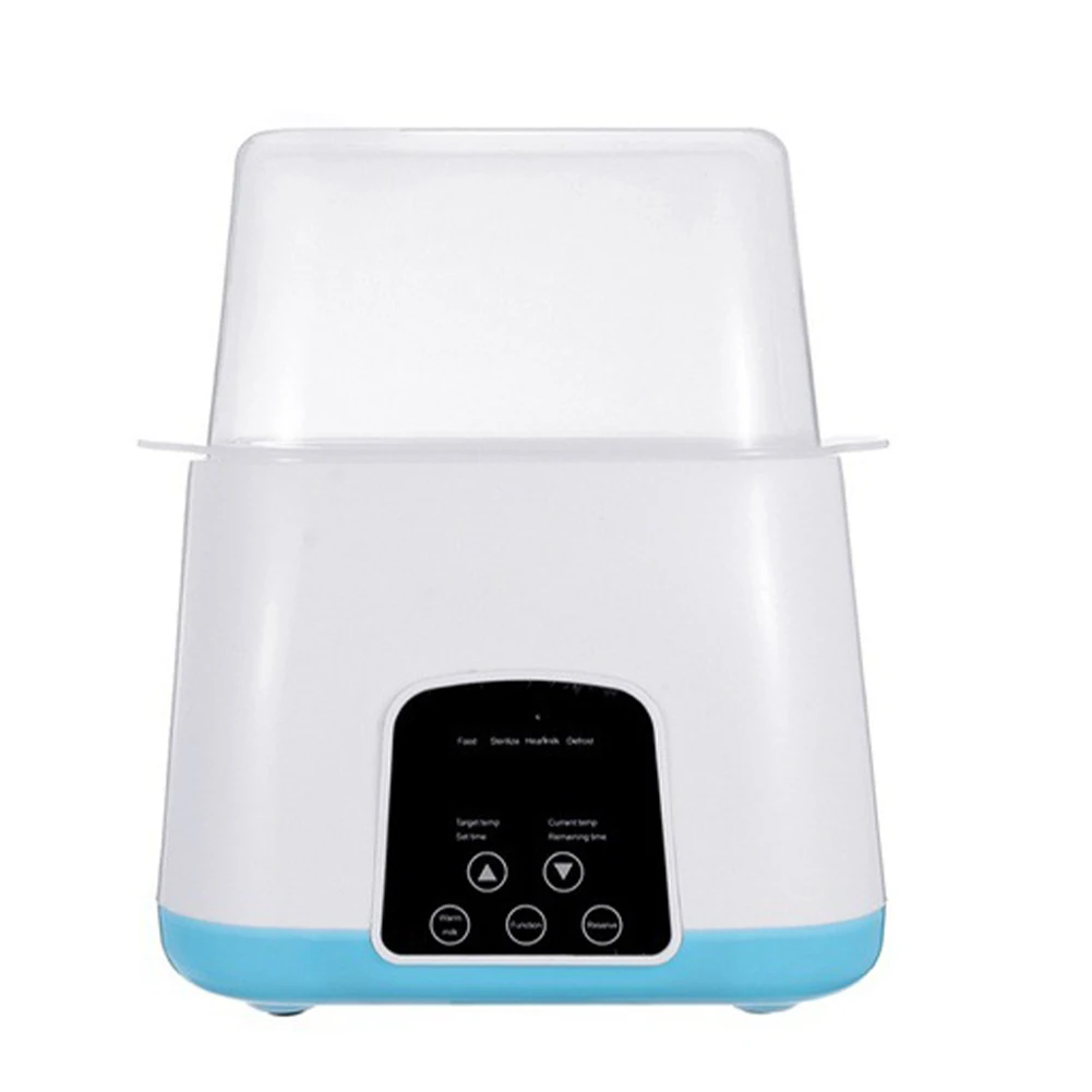 

2 In 1 Steam Sterilizer Constant Temperature Baby Bottle Warmer EU Plug Heating Practical Multifunctional PP Home For Breastmilk
