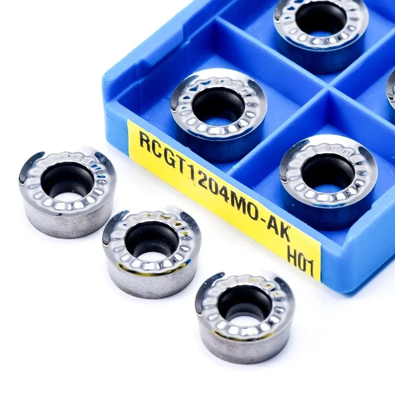 RCGT1204MO AK H01 Токарная вставка из алюминиевого сплава RCGT Оригинальный карбидный