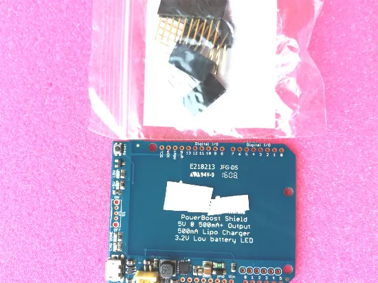 Плата расширения для точечного освещения 2078 PowerBoost 500 перезаряжаемая 5 В 1 шт.