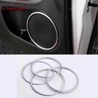 abs for honda hrv hr v vezel 2014 2015 2016 2017 2018 door stereo speaker collar cover trim ring surround accessories 4pcs