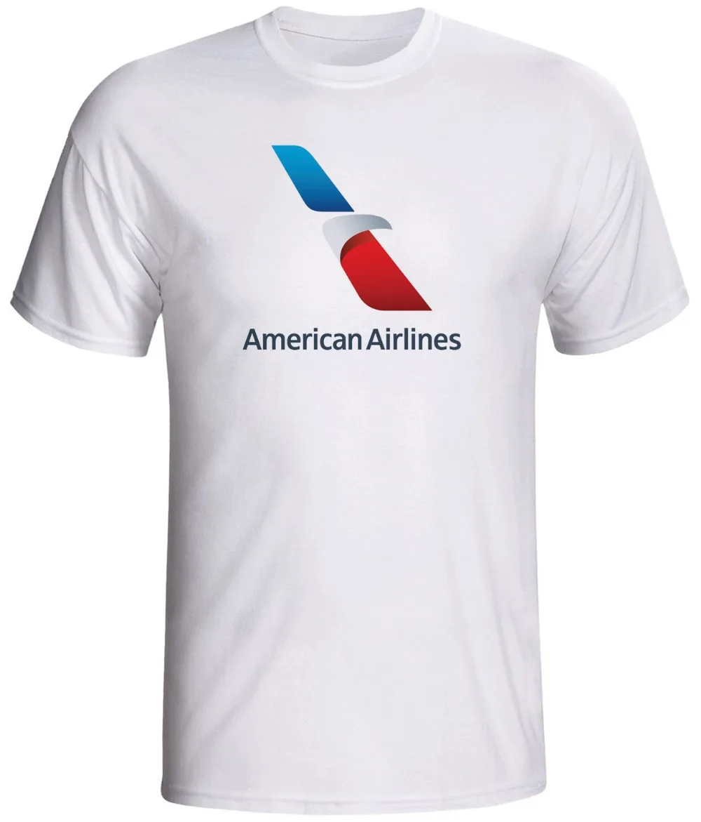 

American Airlines Shirt Vintage Logo Tee Shirts Custom Aldult Teen Unisex Digital Printing Tee Shirt Fashion Funny New Cotton