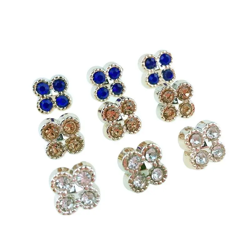 

HL 30pcs 9mm Rhinestone Buttons Shirt Apparel Sewing Accessories DIY Crafts