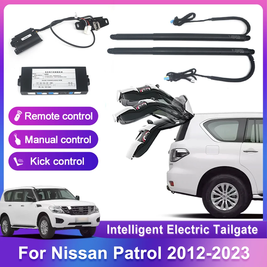 

Для Nissan патруль 2012-2023, Модифицированная электрическая задняя дверь, модификация автомобиля, автоматический подъем, задняя дверь, Электрический багажник