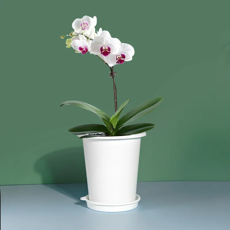 Meshpot белые пластиковые цветочные горшки 4 7 дюйма