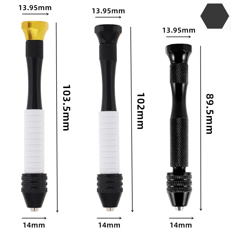 Мини-микро-набор ручных сверл 0 3-3 4 мм высокоскоростная сталь алюминиевые