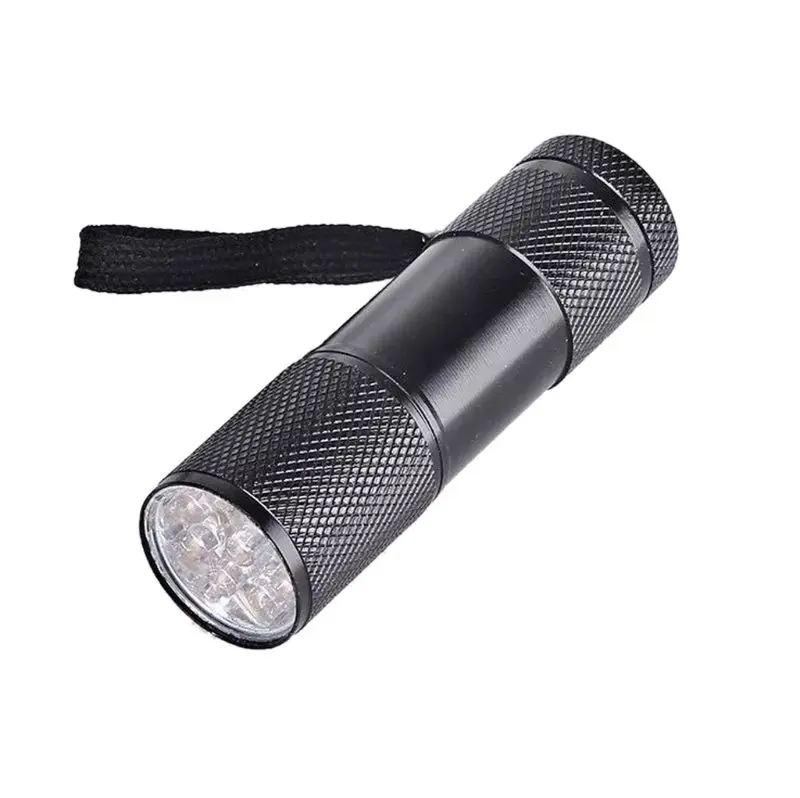 

652F 9W UV Resin Curing Lamp Light 9 LED 395nm UV Resin Nail Dryer Blacklight Flashlights Jewelry Tools UV Drying Manicure