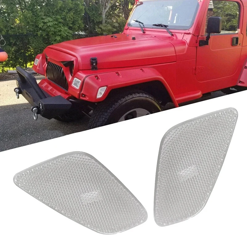 Автомобильный боковой габаритный фонарь для Jeep Wrangler TJ 1997-2006 гг. 55155629 АК 55155628