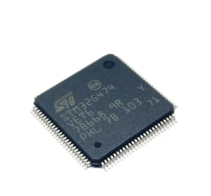 STM32G474VET6 Package LQFP-100 ARM Cortex-M4 170MHz Flash Memory: 512K@x8bit RAM: 128KB MCU (MCU/MPU/SOC)