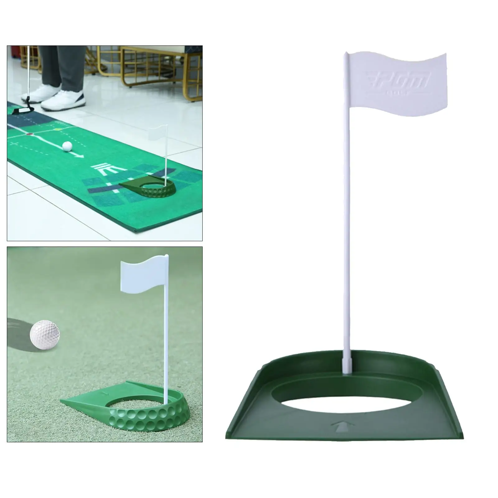 

Golf Putter Green Hole Cup Putting Trainer Practice Aid Indoor Outdoor