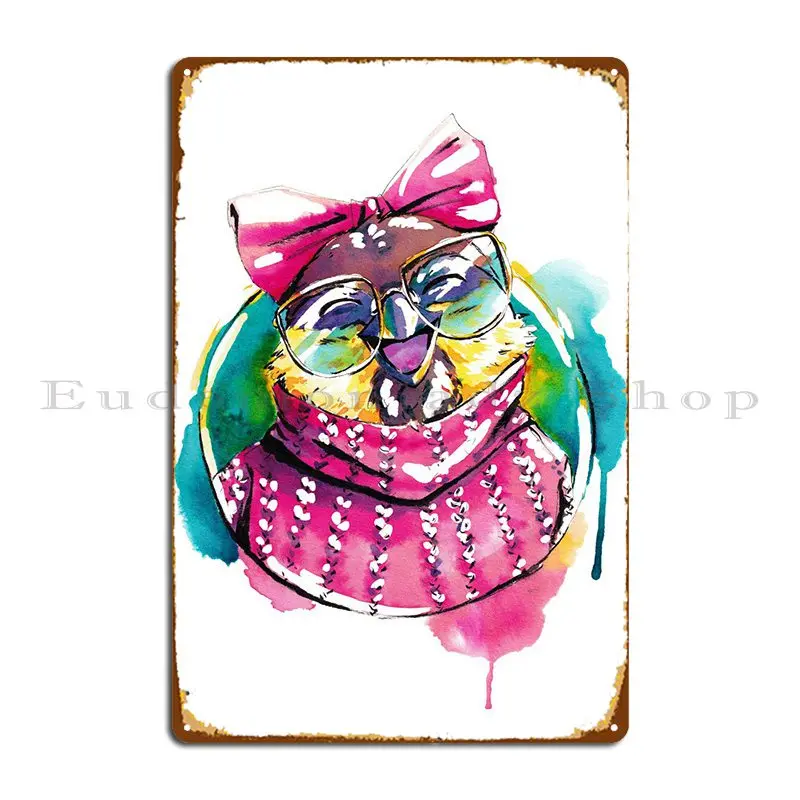 

Cutie Sparrow металлический знак Ретро фотообои на заказ стена пещера жестяной знак постер