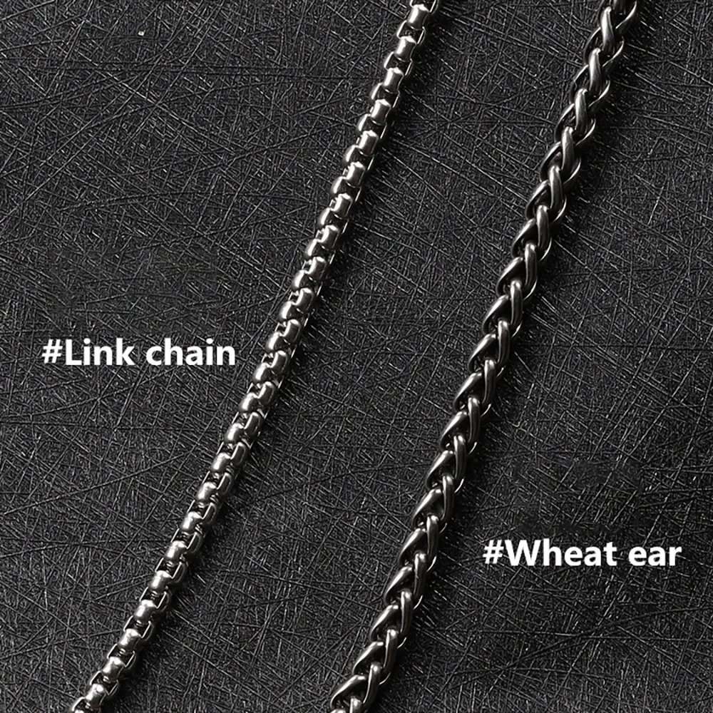 Ожерелье мужское из нержавеющей стали с подвеской в виде головы козы Сатаны