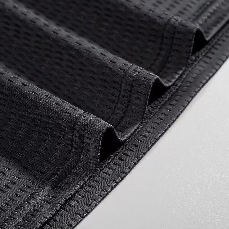 3pcs Men Summer Ice Silk Tank Tops Underwear Mens Undershirt Transparent Shirts Male Fitness Mesh Breathable Singlets 2023 New