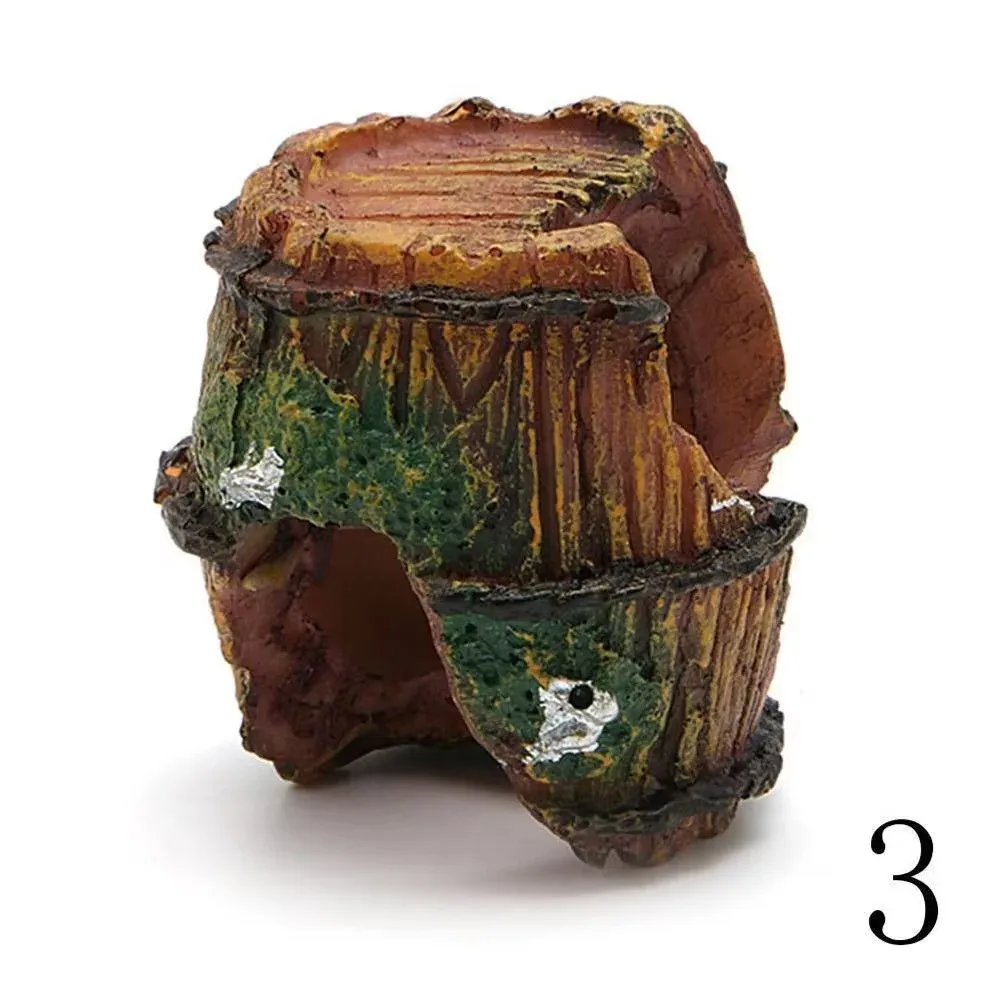 

Искусственные аквариумные украшения, бочонок из полимерной смолы