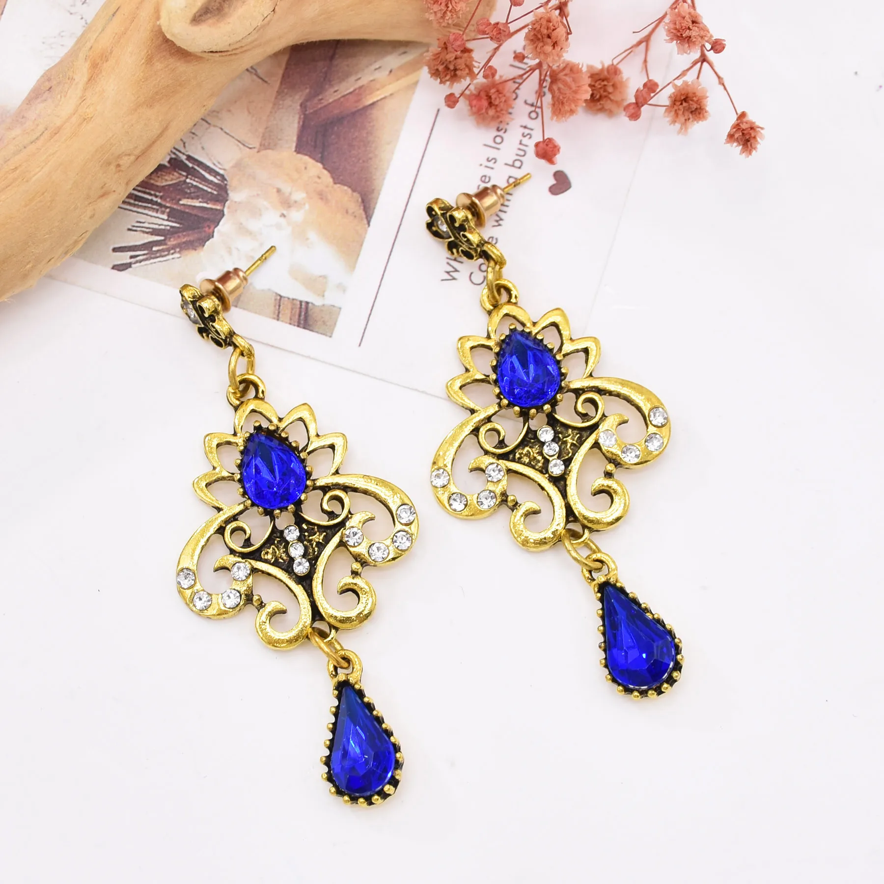 Ldealway великолепный кубический цирконий Капля воды очаровательные женские