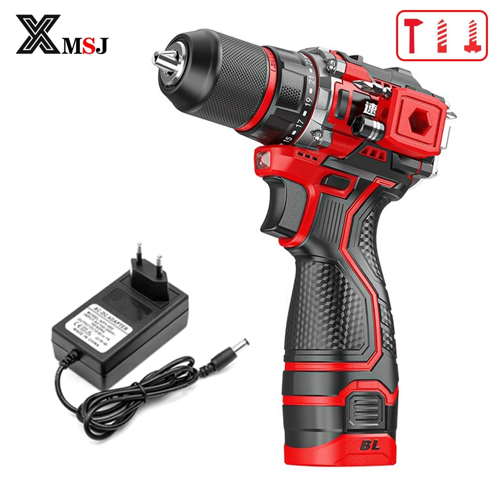 16 8 в бесщеточная ударная электрическая дрель беспроводной шуруповерт