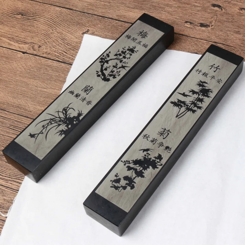 Large Paperweight Portable Stone Paper Weights a Pair Chinese Calligraphy Pen Ink Painting Creative Paper Weight Peso De Papel