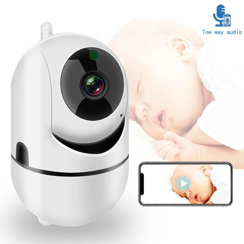 

1080P HD WiFi Camera Smart Baby Surveillance Camera Nanny Camera Two-way Audio Night Vision Home Security Surveillance Camera