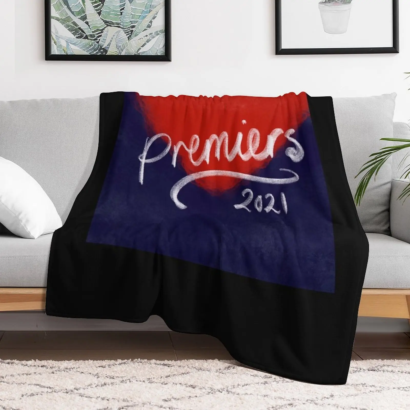 Новое классическое футболка Melbourne Demons Dees Premiers 2021 одеяло для дивана утяжеленный