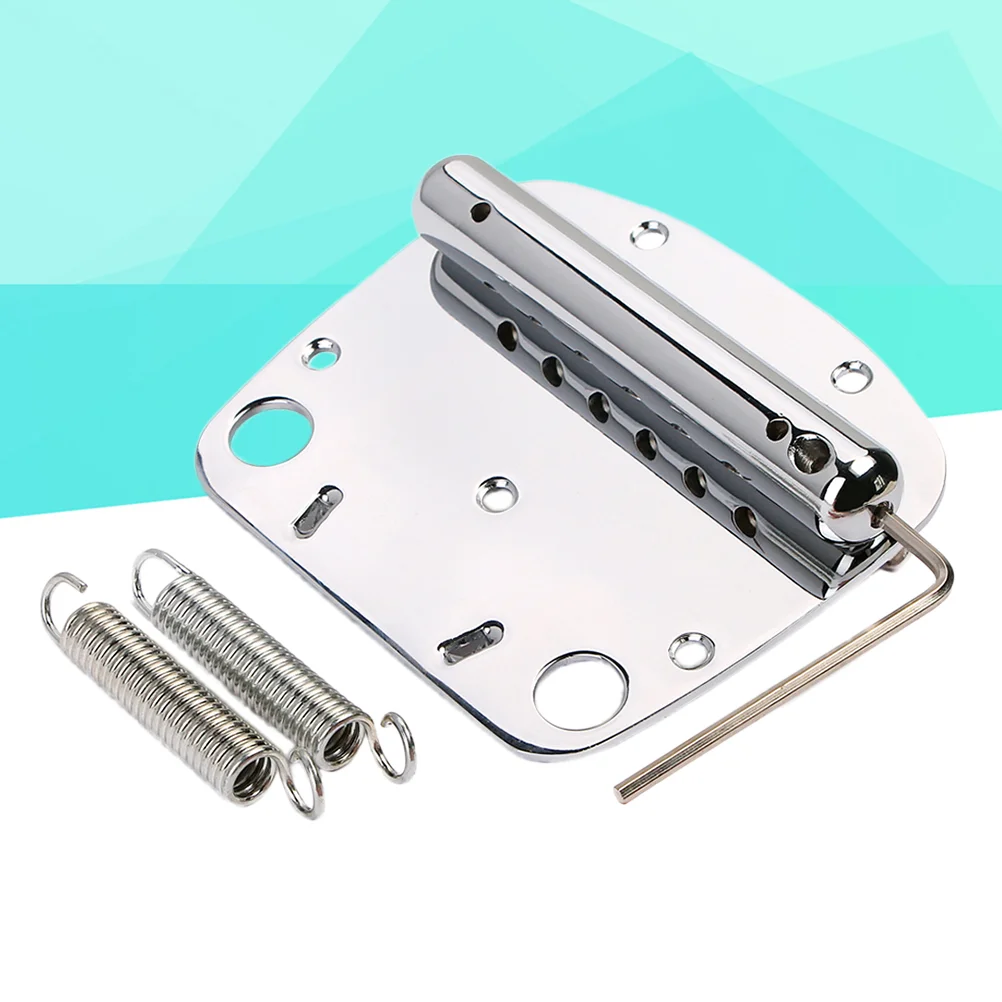 

1 Pc Guitar Bridge Plate Six Strings Guitar Bridge Parts for Mustang nad