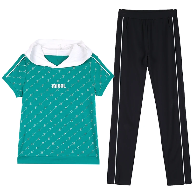 Летний комплект свитшотов для женщин новинка 2024 свободный утягивающий женский с