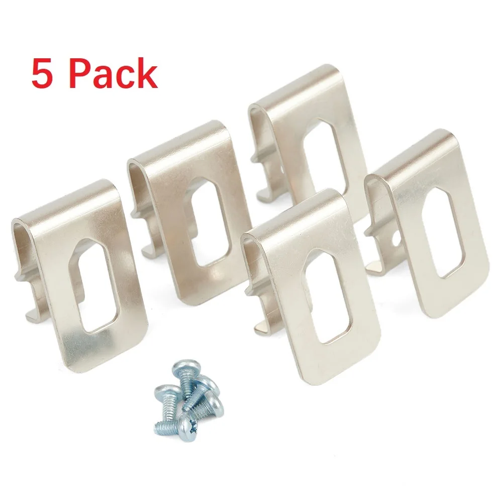 

5pcs Electric Drill Belt Hook Belt Clip Hook 45x28mm For DeWalt 20V Max LiIon DCD980 DCD985 Hammer Drill Driver