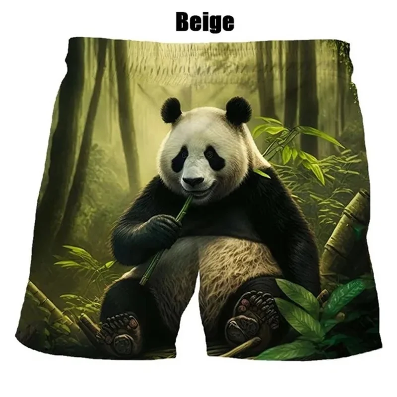 

Шорты пляжные в стиле Харадзюку, смешные Модные женские шорты с 3D принтом панды, повседневные мягкие дышащие трусы унисекс