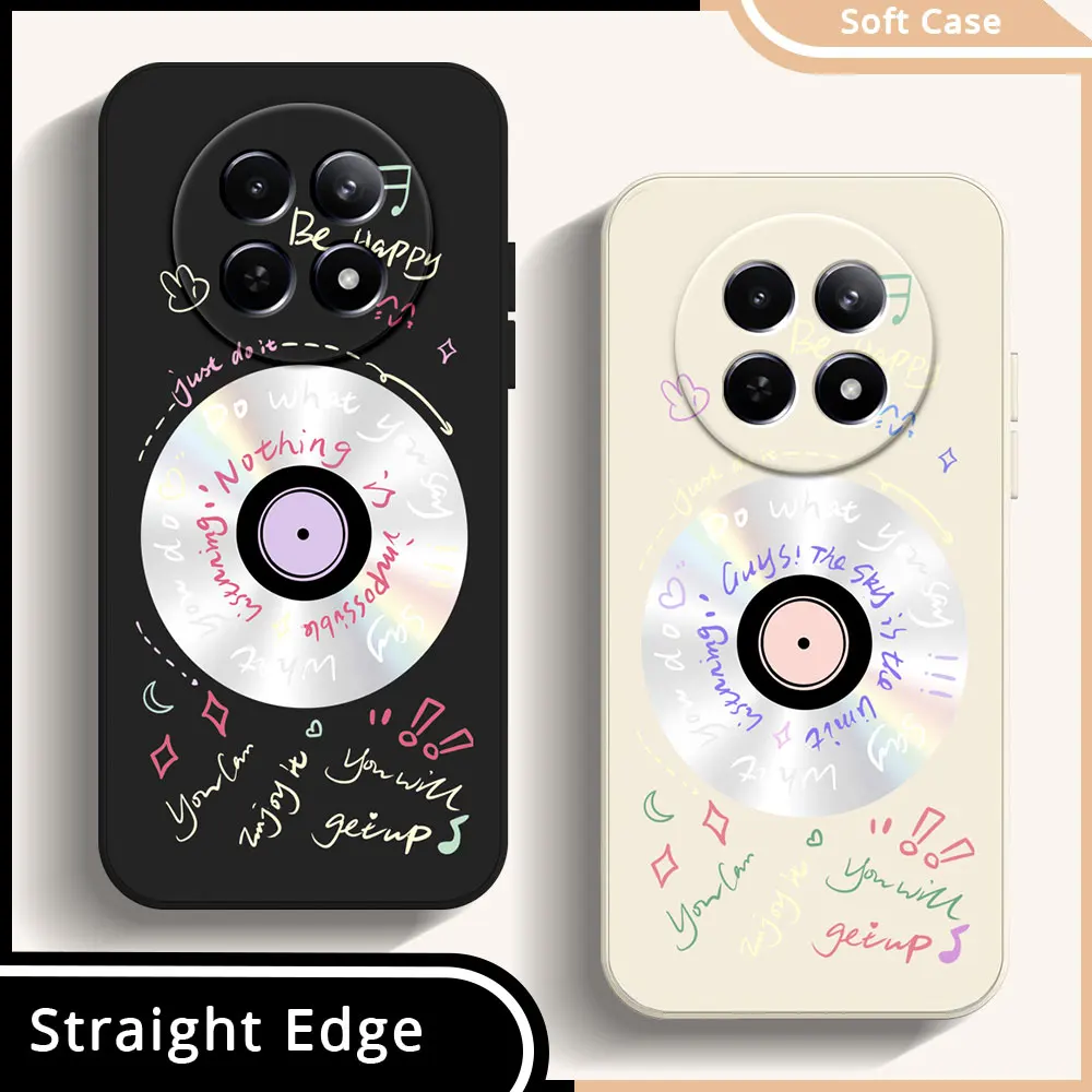 Задняя панель из мягкого силикона Противоударная задняя с рисунком для Realme 12 12x 10