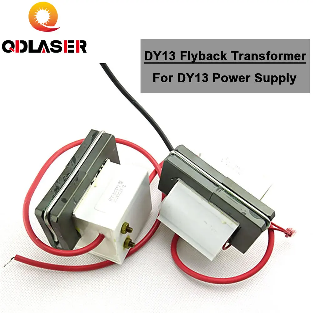 

QDLASER Double Laser High Voltage Transformer Flyback Lgnition Coil For RECI DY13 Co2 Laser Power Supply