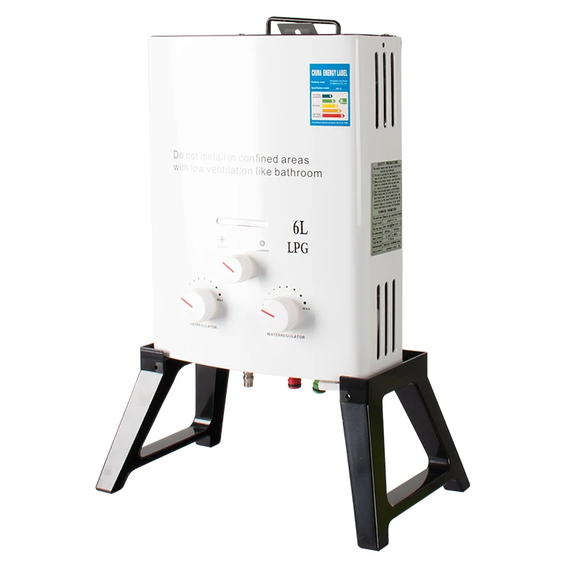 

portable gas hot water camping shower with warm water for RV