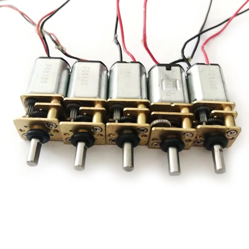 

For Engine Toy DC 5V 310 Speed Reduction Motor N20 Shaft Mini Gearwheel Gear Motor with Full Metal Gearbox- Micro Motor