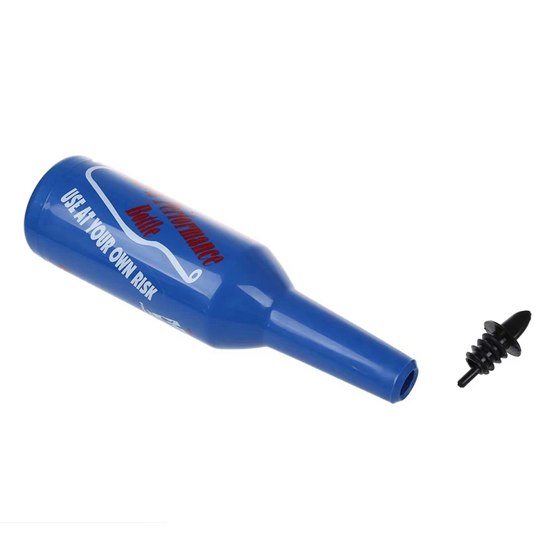 

4X Flair Bartender Bartending Practice Bar Pub Bottle Wine Cocktail Shaker - Blue