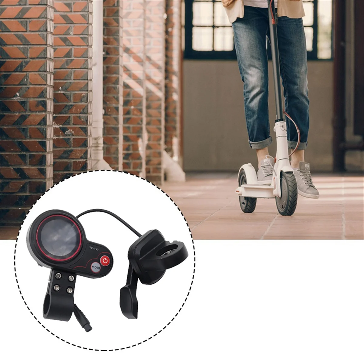 6PIN TF-100 ЖК-дисплей дроссельной заслонки для большого пальца Kugoo M4/M4 Pro приборная