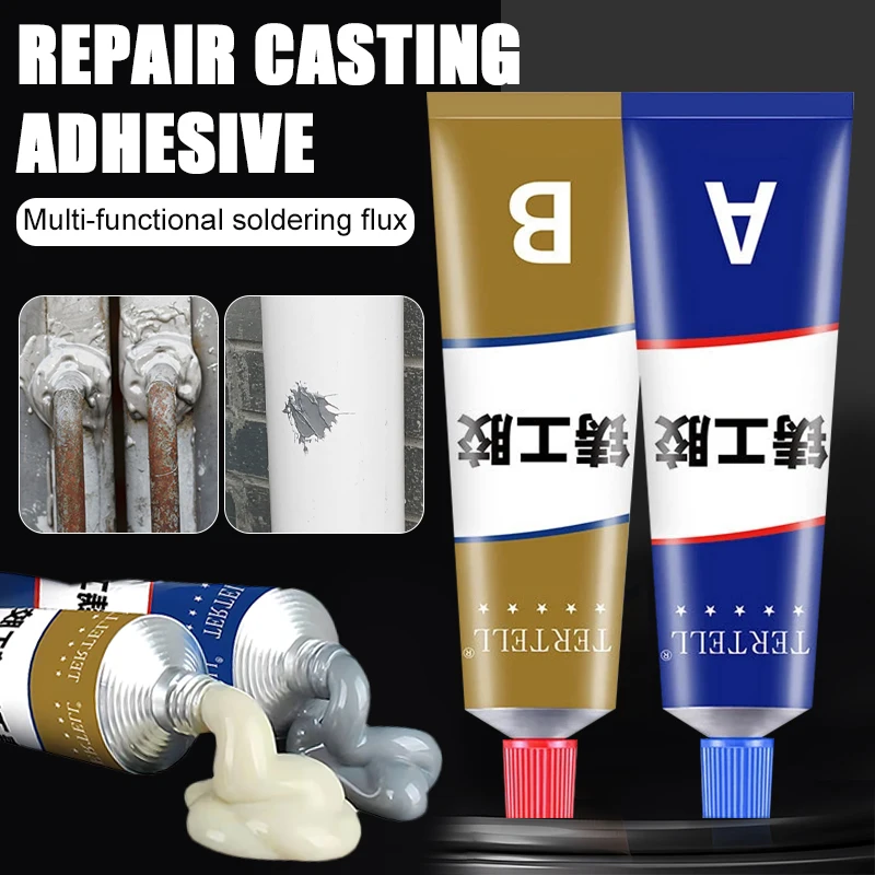 

Magic Repair Glue Casting AB Glue Cast Iron High Strength Sealant Repairing Adhesive Heat Resistance Cold Weld Industrial Agent