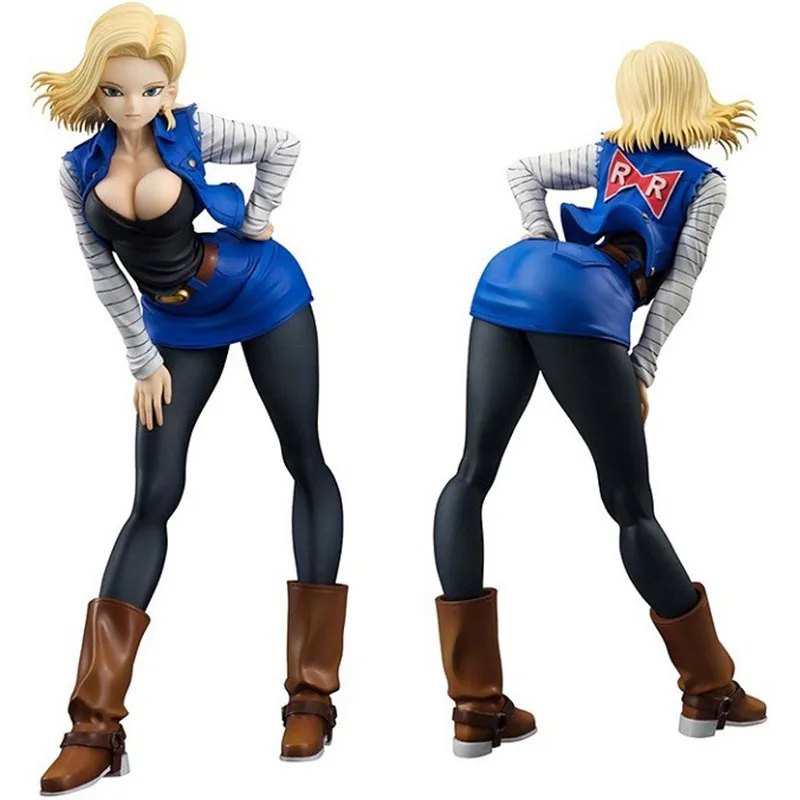 

Dragon Ball Sexy Android 18 lazuli Action Figure Toys For Adult Desk Decor Present For Friends Sexy Doll