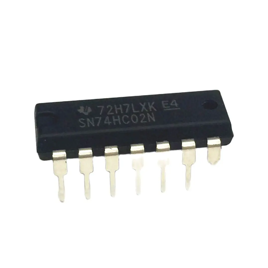 

50pcs/ SN74HC02N HD74HC02P [New Imported Original] DIP-14 Four-Way 2 Input NAND Gate