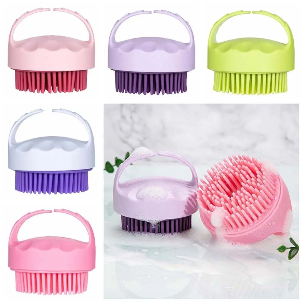 

Macaron Color Shampoo Brush Portable Body Shower Scalp Massage Hair Washing Comb Hairdressing Tool Hair Care Hair Salon