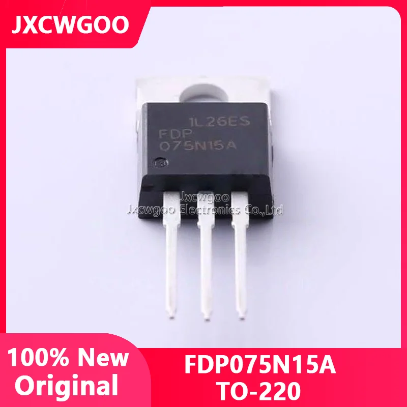 10PCS 100% new imported original FDP075N15A 075N15A FDP075N15A-F102 TO-220 MOSFET 130A 150V