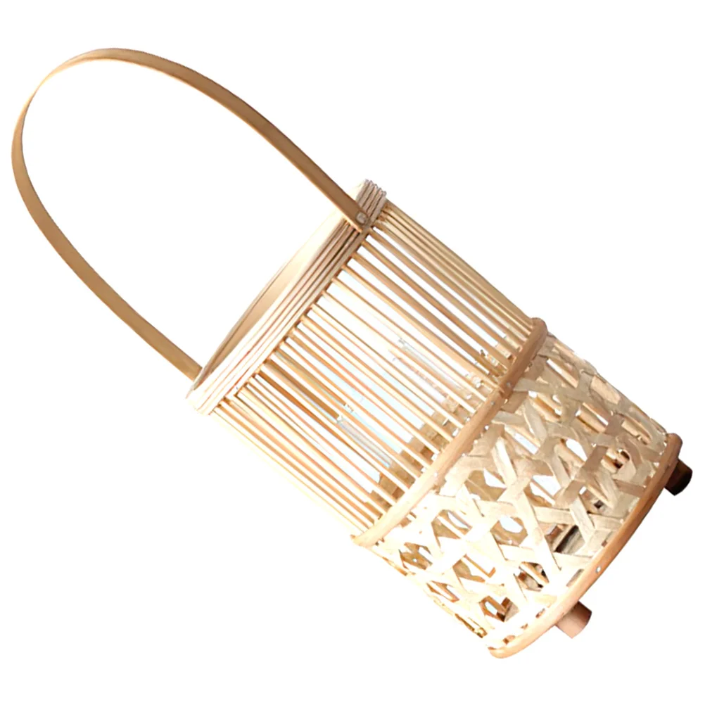 

Holder Light Lantern Teaholders Nordic Decor Farmhouse Candelabra Container Candlestick Handpillar Wovendecorative Lanterns Cage
