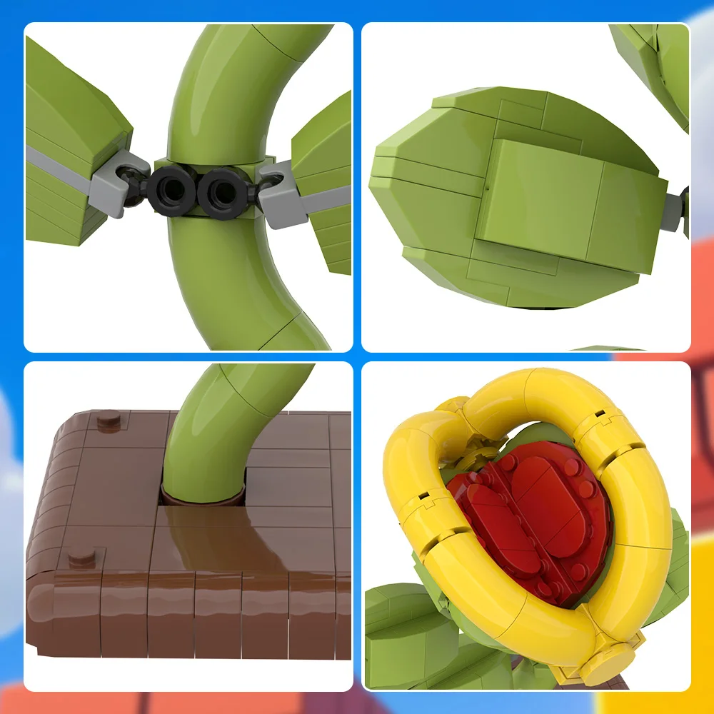 Gobricks MOC классическая аркадная приключенческая игра Волшебная лоза Beanstalk