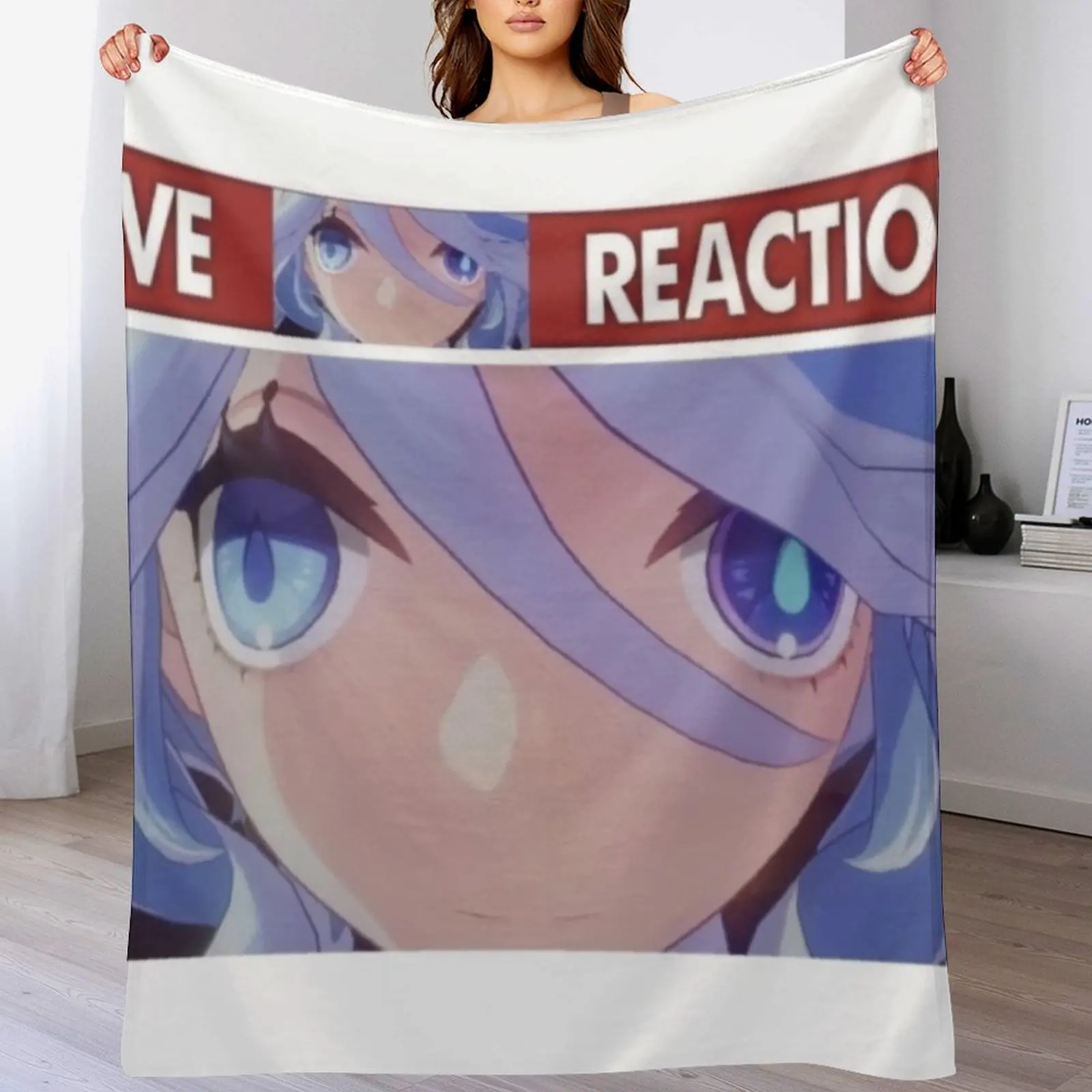 Широкое одеяло Furina Live Reaction