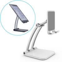 foldable cell phone holder clip free universal tablet stand all angle adjustable triple anti slip angle portable all viewing