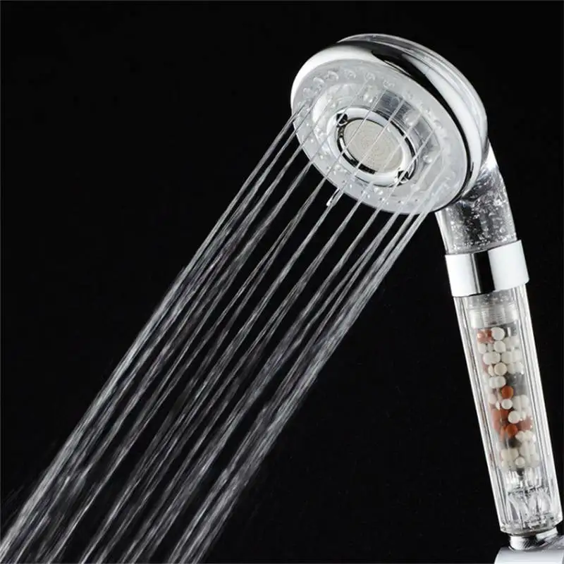 

Baban Bathroom 4-Function SPA Shower Head with Switch Stop Button high Pressure Anion Filter Bath Head Water Saving Shower