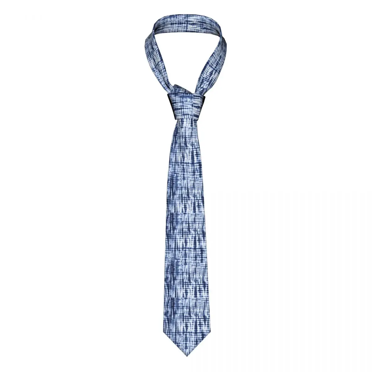

Blue Tie Dye Pattern Tie Artistic Vintage Print For Man Vintage Neck Ties Gift Shirt Party 8CM Cravat