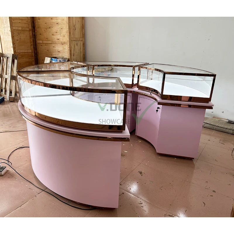 На заказ. Современный роскошный декоративный выставочный зал для ювелирных