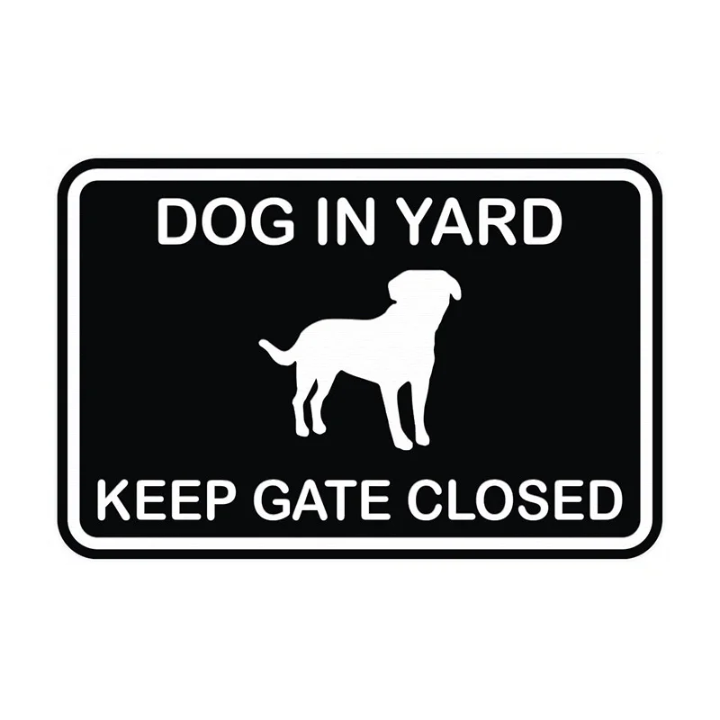 

Please Keep Gate Closed Dogs In Yard Metal Signs For Home Decor Use Indoor/Outdoor 12 X 8 Inch Dog Sayings Funny Signs