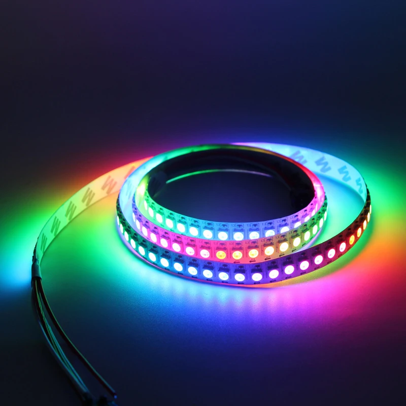 

LED Strip Light WS2812b DC5V 60LEDs/Meter SMD 5050 Flexible Ribbon RGB LED light 5M Tape Diode