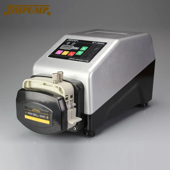 

JIHPUMP 3000ml/min Small Precision Speed Control Peristaltic Pump Dual Head Stepp Silent Suppliers Water Liquid Dosing Pumps
