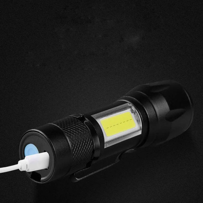 Фонарик с аккумулятором CREE Q5 светодиодный головной фонарь зарядкой через USB и