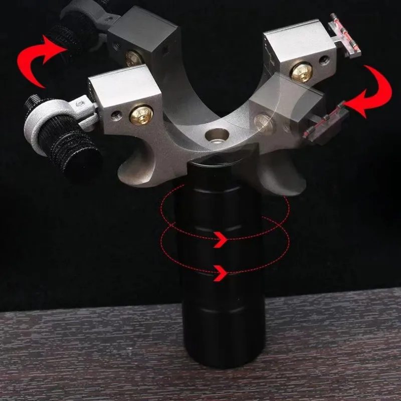 

Рогатка для охоты, высокоточная катапульта из нержавеющей стали с плоской резиновой лентой, развлекательные аксессуары для стрельбы